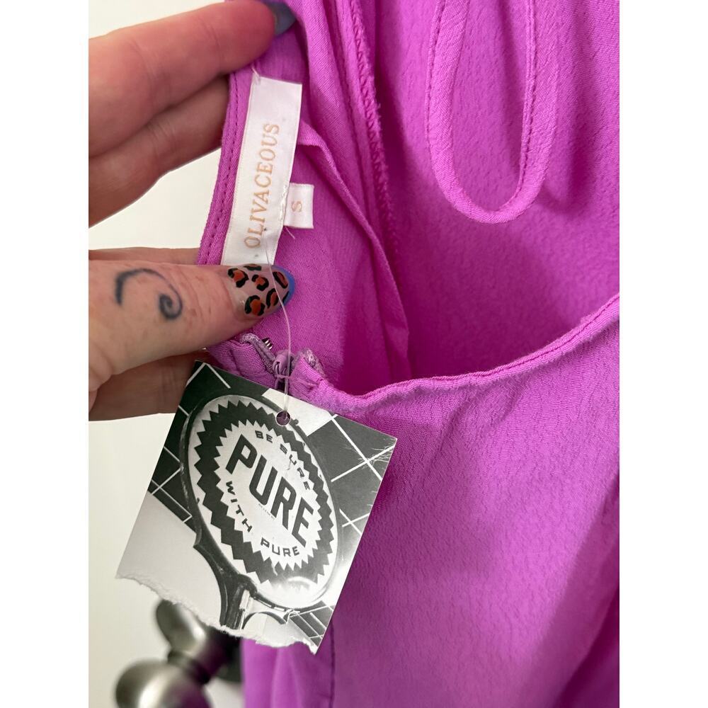 OLIVIA CEOUS NWT PINK SLEEVELESS MINI DRESS WOMENS SIZE SMALL - Picture 4 of 8